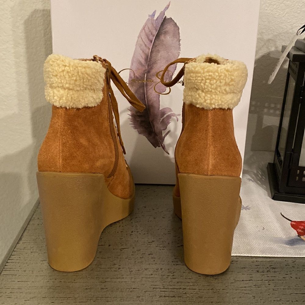 New Jessica Simpson Maelyn Platform Wedge Boot - Picture 6 of 9